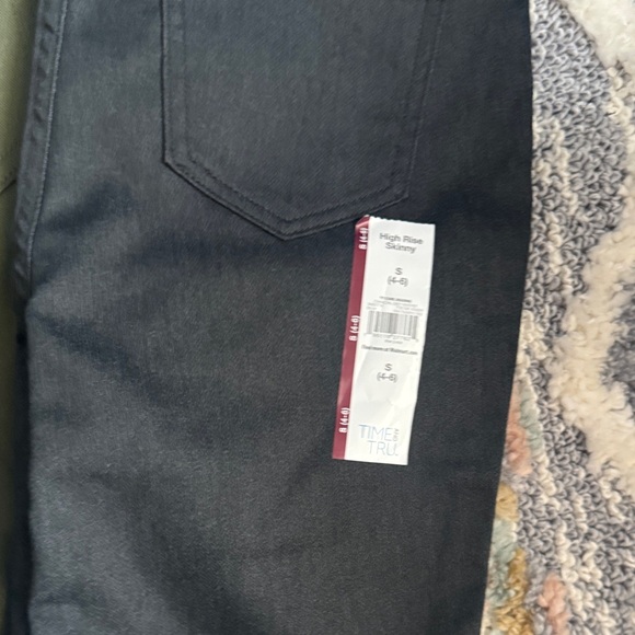 Time & Tru High Rise Skinny Jeggings Bunndle- 5 Pair of Jeggings - Picture 9 of 11